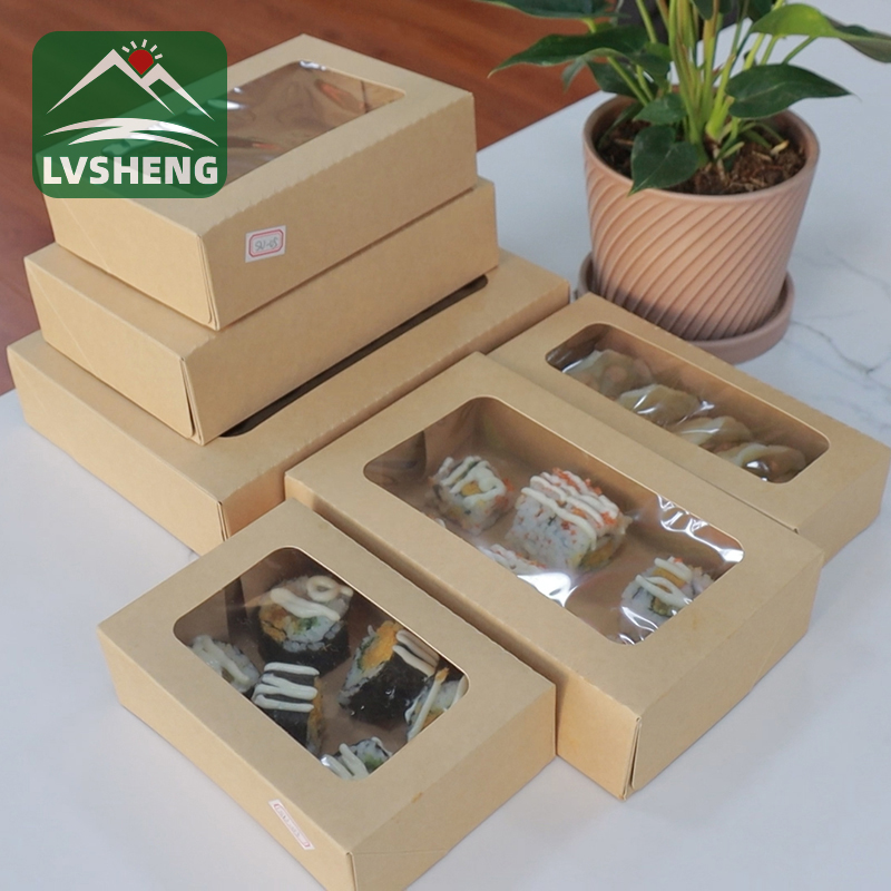 Nouvo pwodwi ki soti nan Xiamen Lvsheng faktori -sushi bwat togo ak fenèt klè
